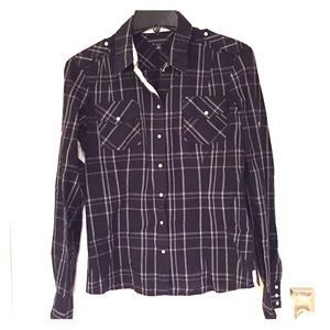 Banana Republic pearl-snap